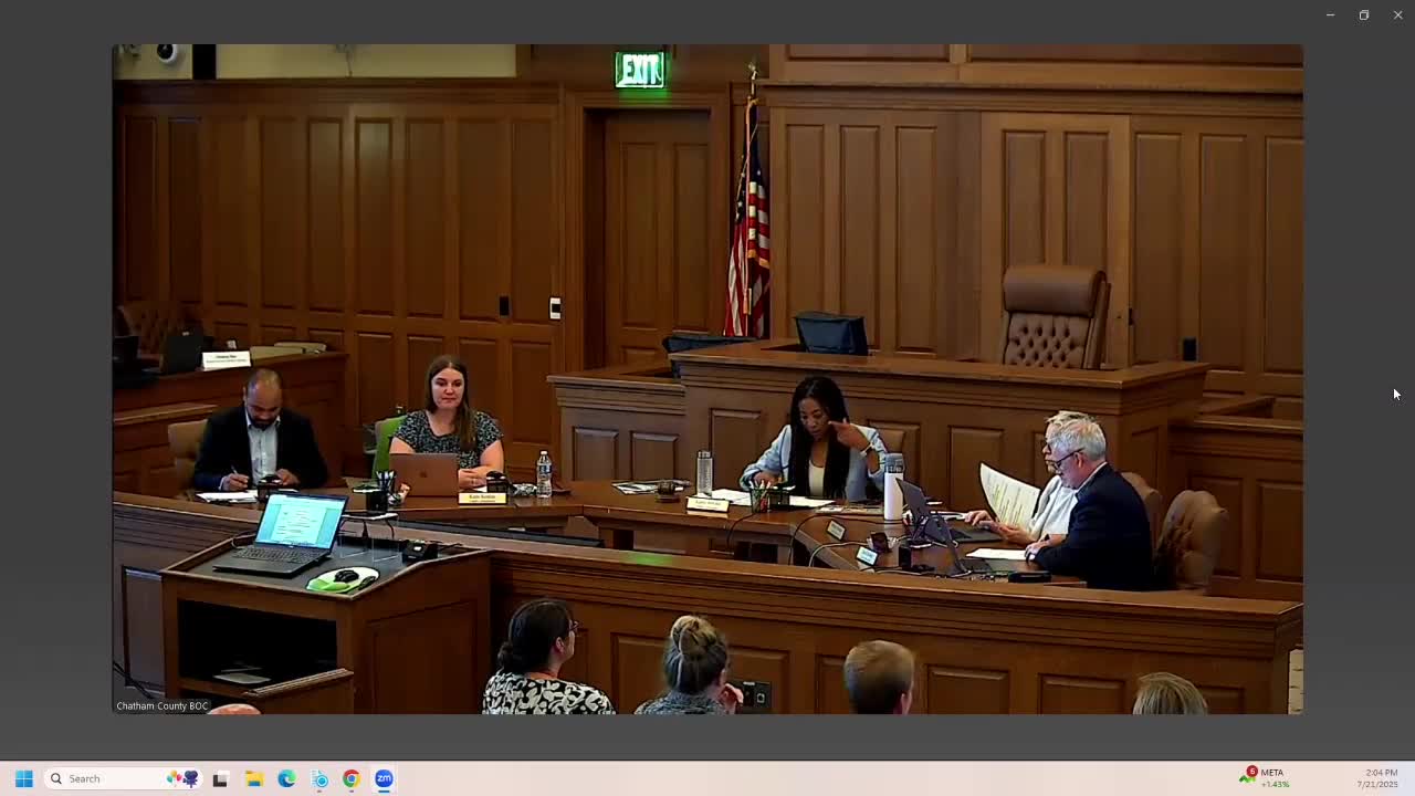 Chatham County Board Declares August National Breastfeeding Month and World Breastfeeding Week