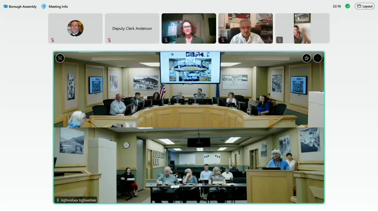 David Lowell updates Ketchikan Borough on ferry terminal project progress and challenges