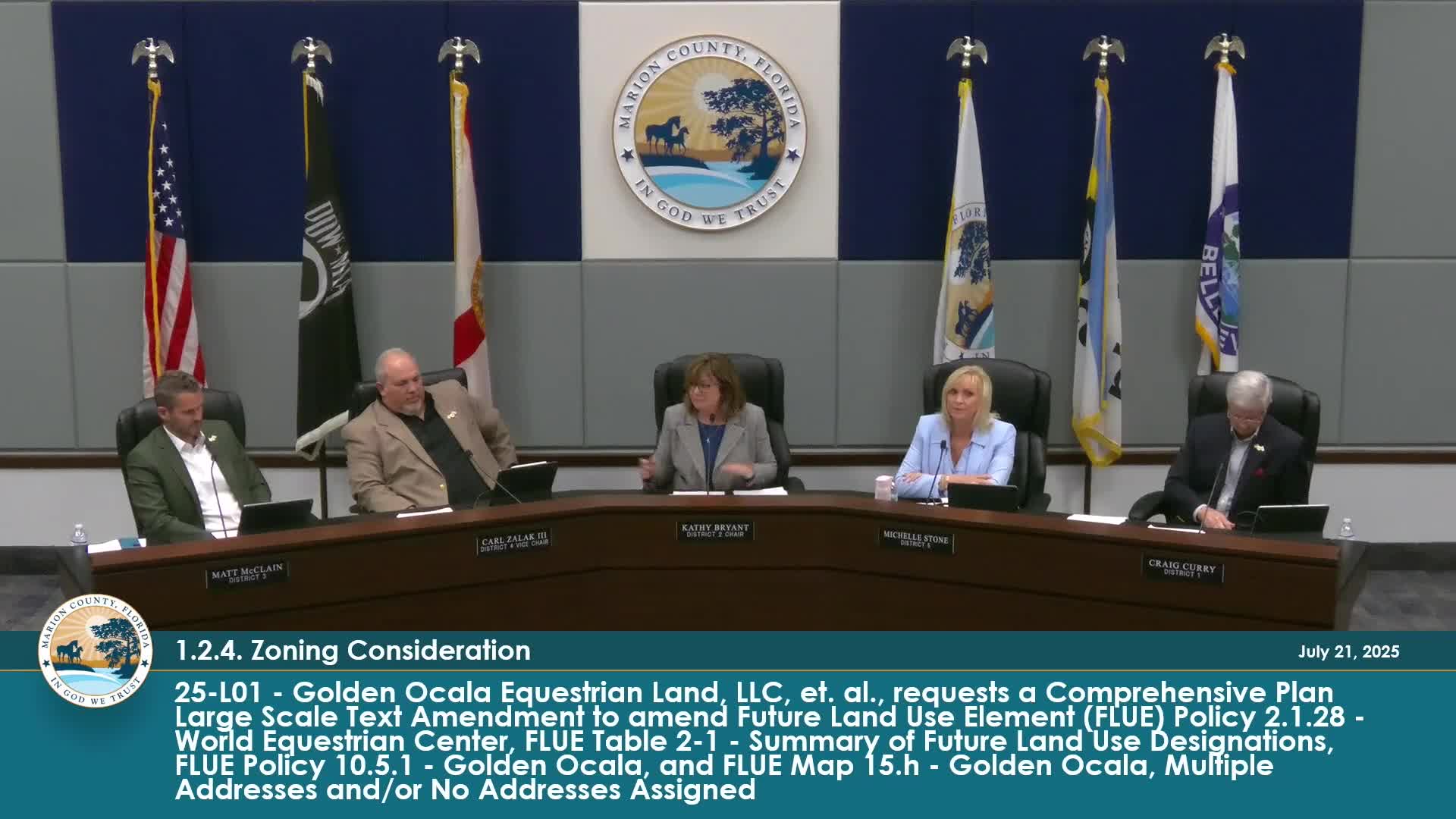Commissioners Stone and Zalick Pass Ordinance Amendments Unanimously