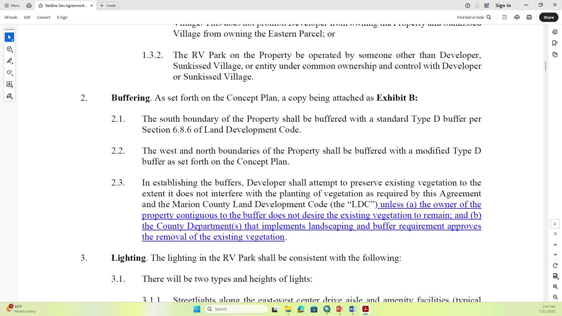Commissioners Approve Developer's Agreement for Raines Family RV Park Expansion