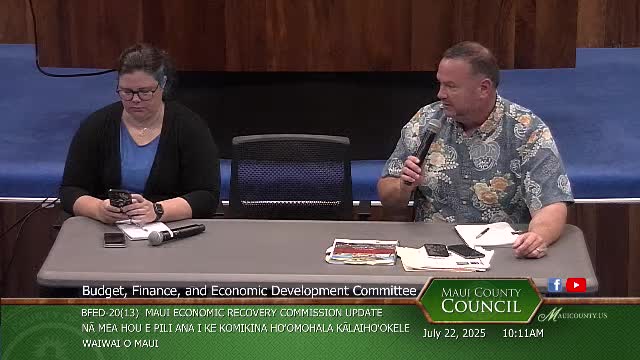 Maui County Council Discusses Lahaina Recovery and Historic Preservation Efforts