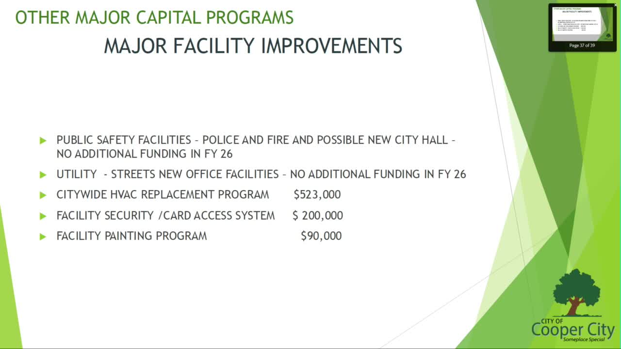 City Council Discusses New Police Fire Station and Potential City Hall Complex