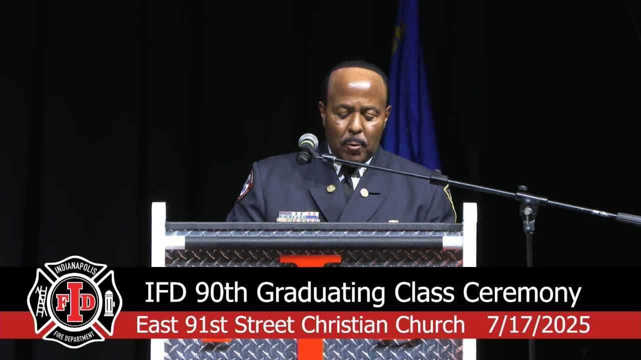 Indianapolis Fire Department Celebrates Recruitment of Class 90 at Graduation Ceremony