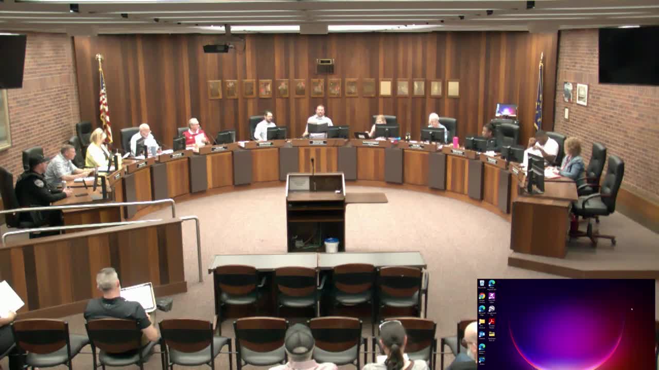 Evansville council tables finance ordinance F-2025-08 until June 23