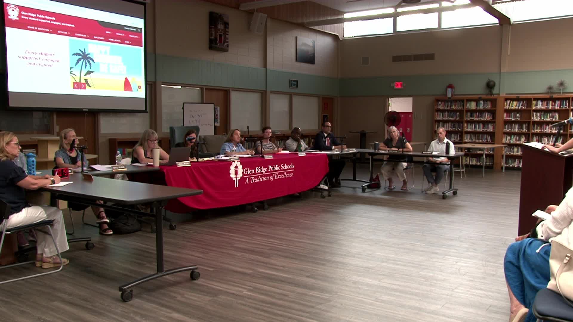 Glenridge School Board Addresses Bullying Reporting Procedures and Consequences