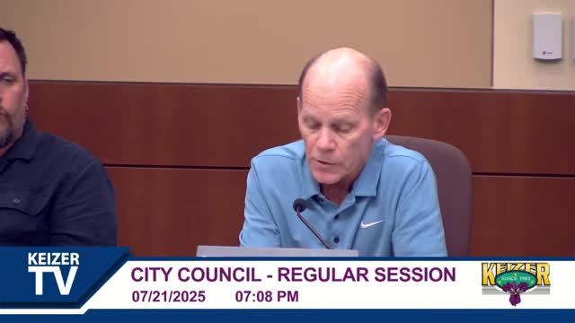Keizer City Council adopts new park regulations and approves Chamber agreement