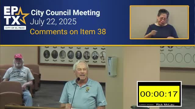 El Paso City Council Hosts Public Comment Session on Community Prayer