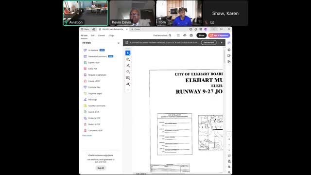 Board awards Runway 18/36 construction contract to Milestone; award contingent on FAA grant