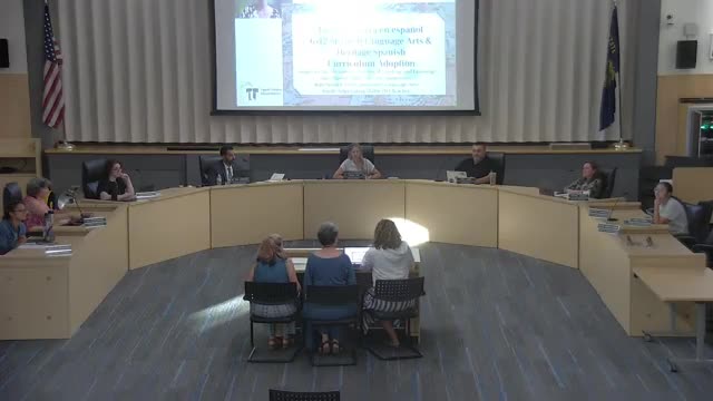 Board adopts new 6–12 Spanish language arts and heritage Spanish curriculum