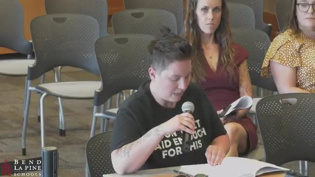 Ben La Pine Support Staff Advocate Calls Attention to Inadequate Pay During Budget Hearing