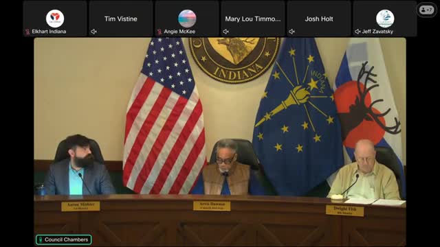 Elkhart City Council elects Arvast Dawson president, Dwight Fish vice president in 8–1 votes