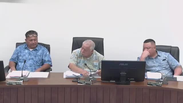 Saipan House Passes Local Bills for Tax Appropriation and Zoning Amendments