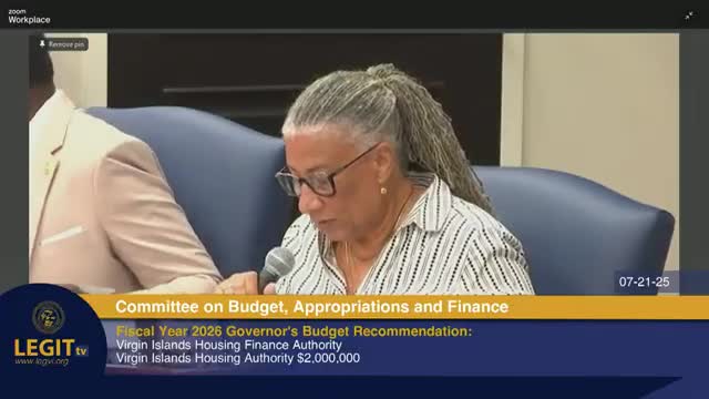 Virgin Islands Housing Authority Updates on Home Closings and Funding Allocations