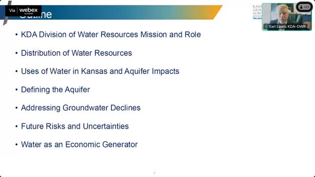 Kansas Water Management Discusses Groundwater Declines and Aquifer Regulation Strategies