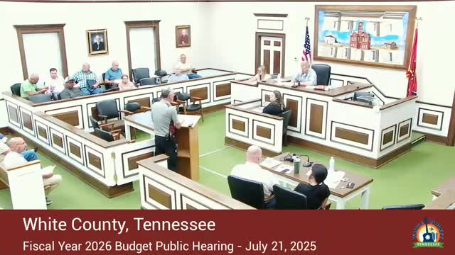 Emergency Services Advocate Criticizes White County Budget for Neglecting Essential Resources