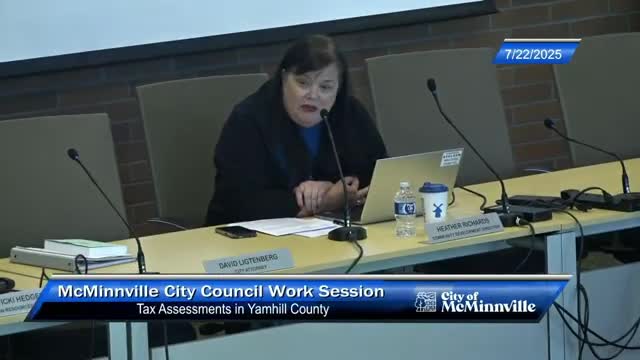 Yamhill County Tax Assessor Derek Wharf Educates McMinnville on Property Tax Assessments