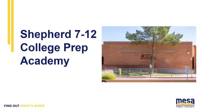 Shepherd Junior High expands to a new 7-12 school model with community input