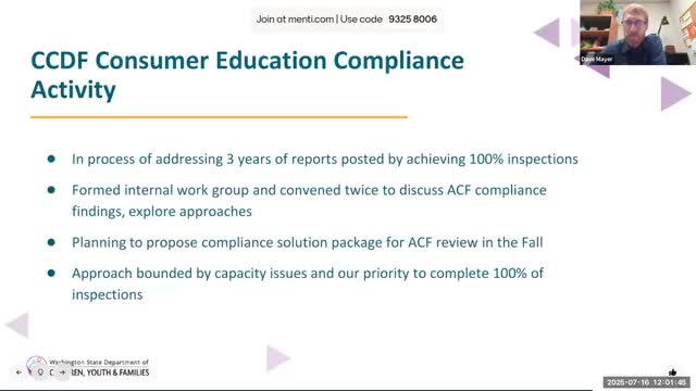 WA Compass updates childcare inspection reports to improve compliance clarity