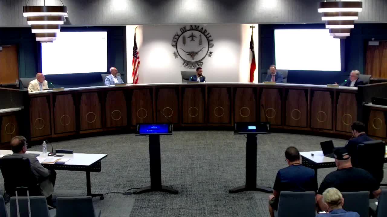 Interim Director Doug Nelson presents economic development updates to Amarillo City Council