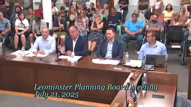 Planning Board Reviews Stormwater and Traffic Concerns for New Development Project