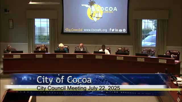 Cocoa council adopts proposed millage unchanged; rollback resolution also approved