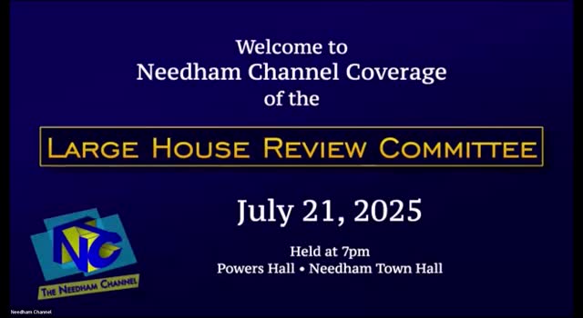 Needham committee hears builders and residents as it weighs limits on large houses