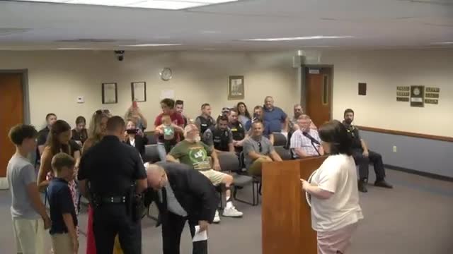 Defiance swears in Frank Herbert as police chief