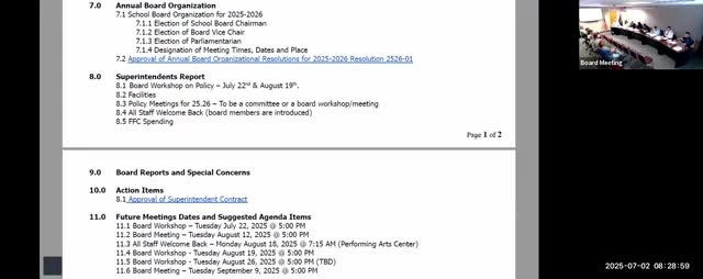 Grants Pass SD 7 elects new chair, retains monthly meeting schedule with fourth-Tuesday placeholder