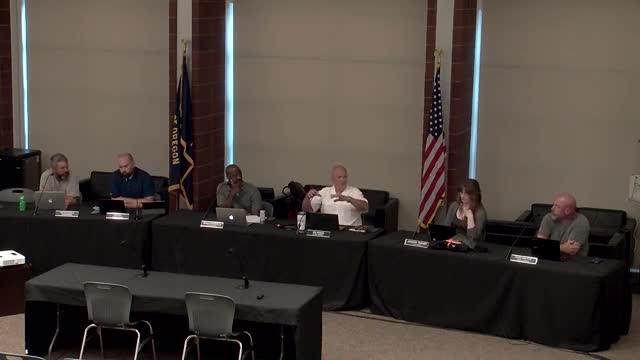 Board debates reserve policy: keep 10% or change to a general-fund range; agrees to consult unions