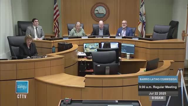 Tampa Barrio Latino Commission Discusses Historic Marker Program and Reviews Cases