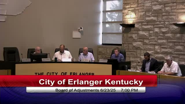 Erlanger Board of Adjustment approves variance to split Dixie Highway parcel, reduce side-yard setback