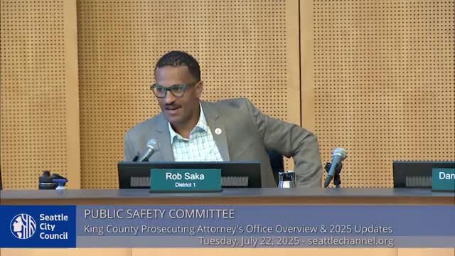 King County Prosecuting Attorney discusses youth gun violence and community safety initiatives