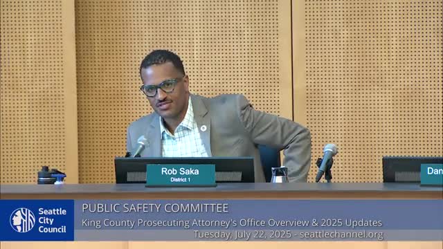 Council Members Praise Partnership with King County Prosecutor on Gun Violence Data