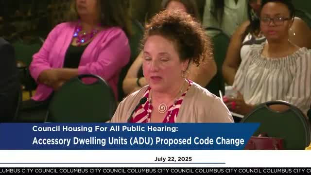 AARP Advocates for Accessory Dwelling Units in Columbus Residential Districts