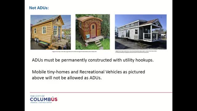 Columbus Council Proposes New Regulations for Accessory Dwelling Units Approval Process