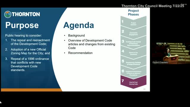 City Council Holds Public Hearing on Revised Development Code and Zoning Map Update