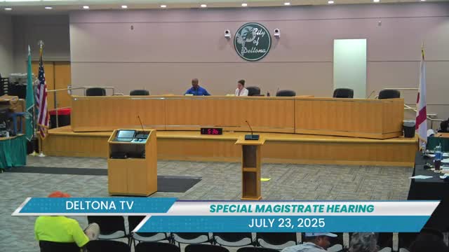 Deltona Code Enforcement Hearing Addresses Multiple Violations and Compliance Issues