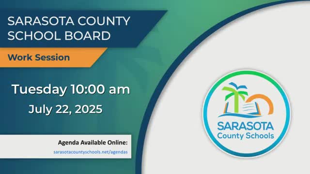 Sarasota School Board discusses budget updates and legislative impacts ahead of school year