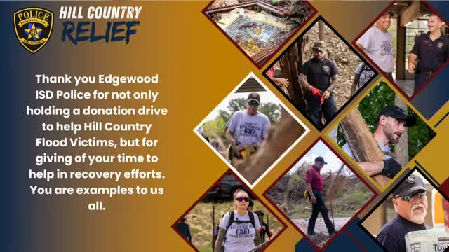 Edgewood ISD trustees and community organize donations and relief support for Kerrville flood victims