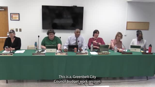 Greenbelt City Council Discusses Senior Housing Needs at Budget Work Session
