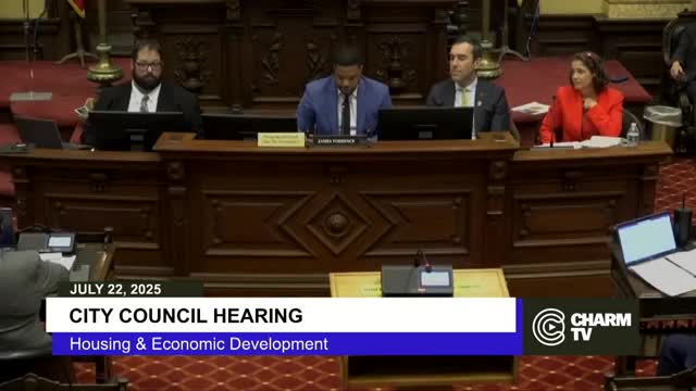 Alex Mani highlights permitting challenges for Baltimore developers at city hearing