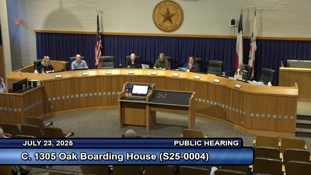 Denton Planning and Zoning Commission Approves SUP and Celebrates Director's Departure