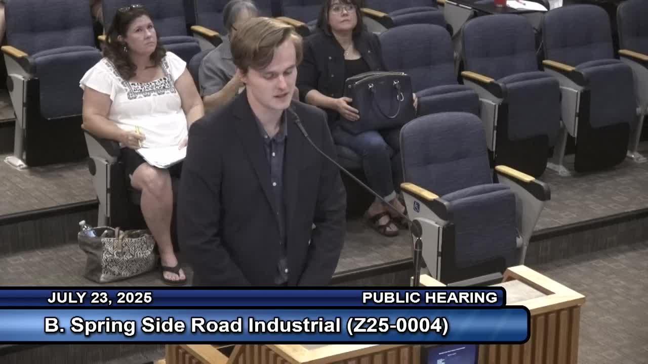 Denton Planning Commission reviews industrial rezoning request for 22 acres near I-35