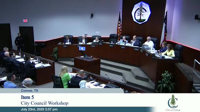 Council Authorizes TxDOT Grant and Traffic Signal Upgrades in Conroe