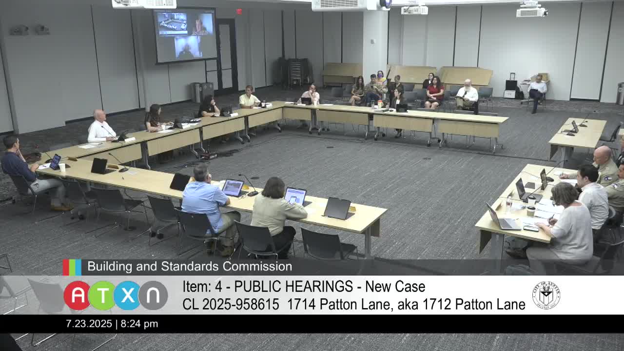 Commissioners Impose $1000 Daily Fine for 18 Violations on Patton Lane Property