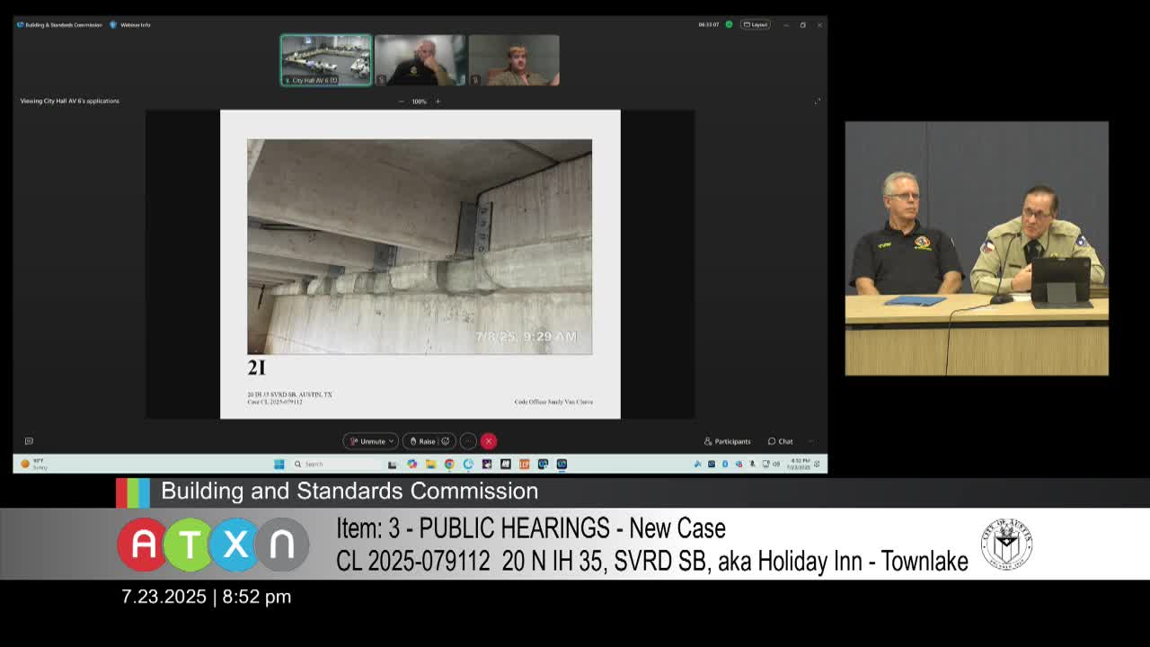 Austin Building Commission orders Holiday Inn to resolve fire safety and structural issues