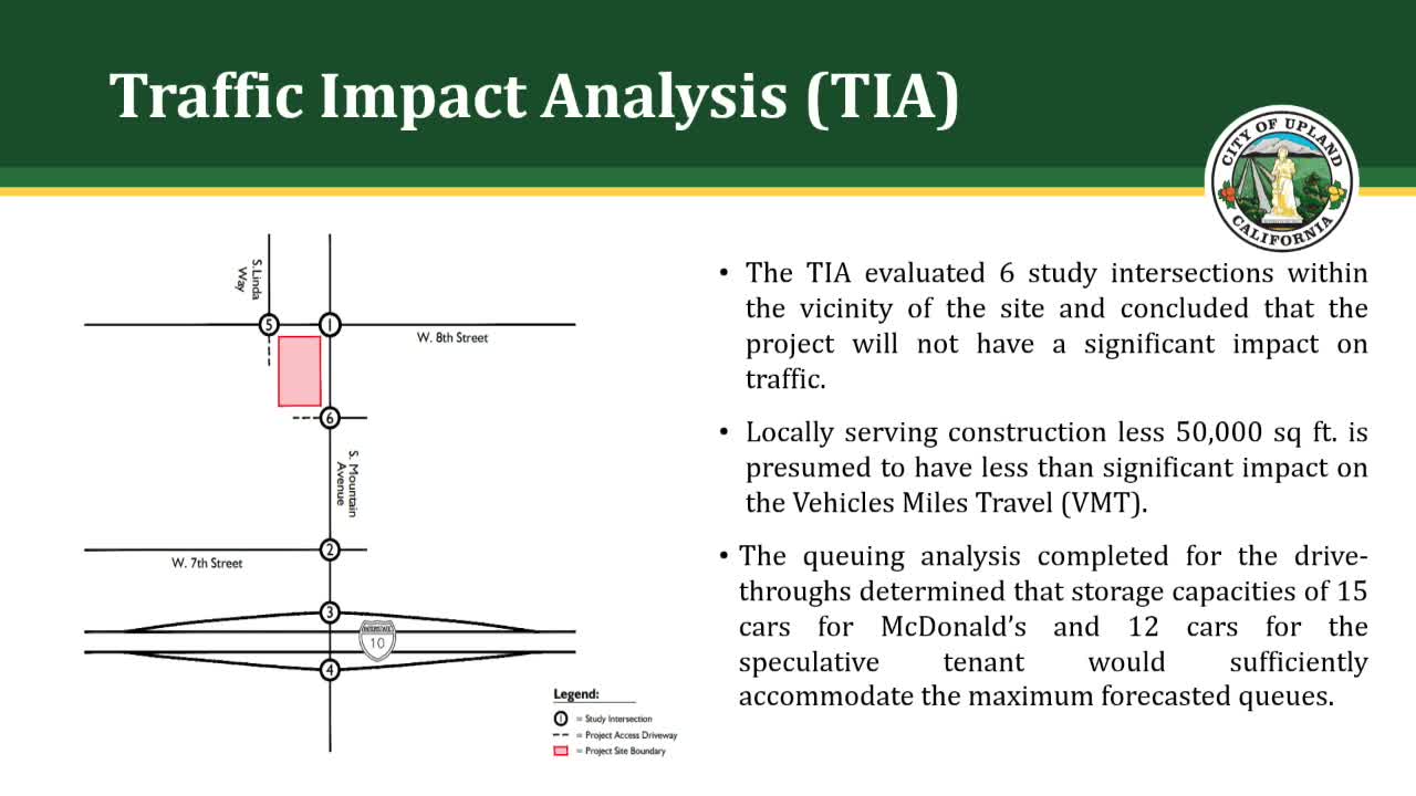 Planning Commission Reviews McDonald's Drive-Thru Project Near Chick-fil-A