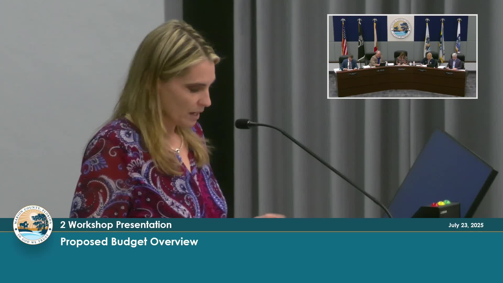 Marion County Commission Discusses DJJ Budget Increase and Juvenile Crime Strategies