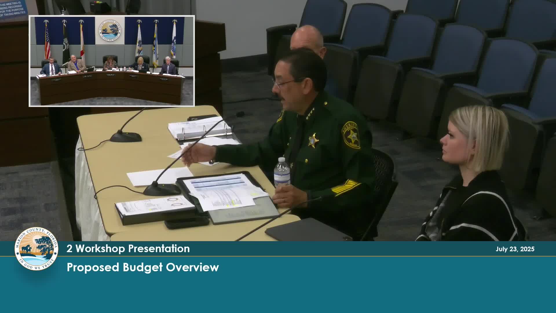Marion County Officials Address Fiscal Challenges and Medical Care for Inmates