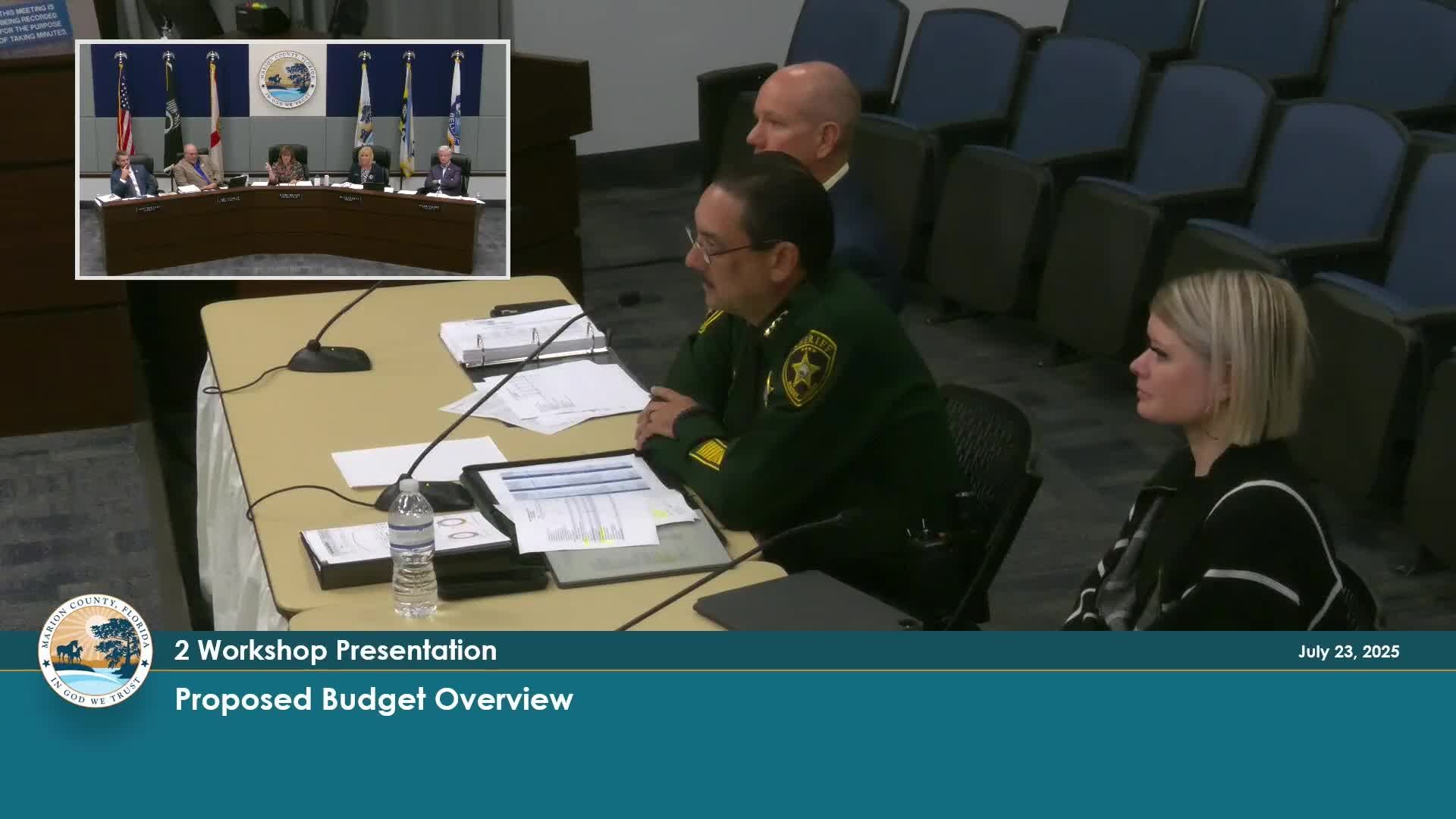 Marion County Commissioners Discuss Budget Constraints and Future Planning